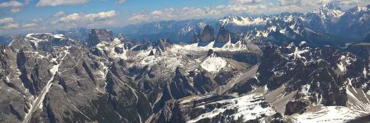 Flugwegposition um 12:19:17: Aufgenommen in der Nähe von 39034 Toblach, Bozen, Italien in 3380 Meter